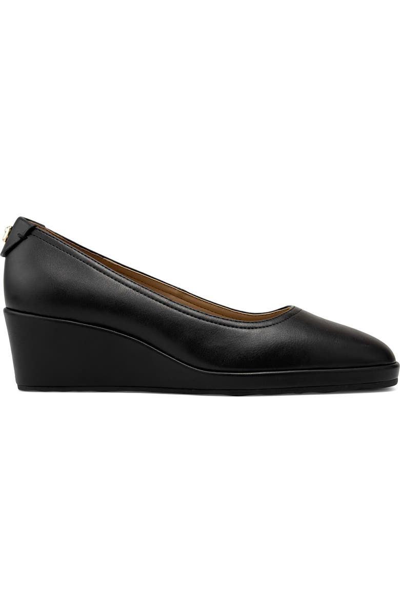 Aerosoles Roma Wedge Pump, Alternate, color, Black/ Black