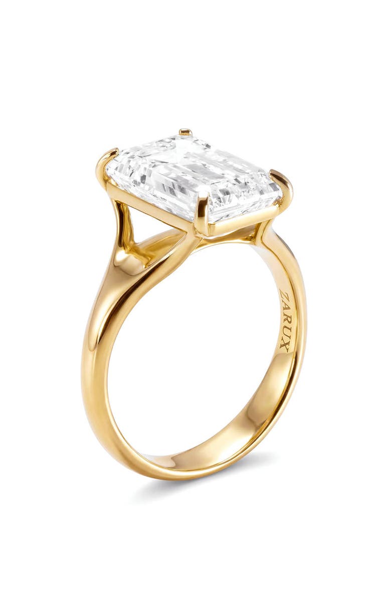 ZARUX TrueLight Solitaire Ring, Alternate, color, Yellow Gold