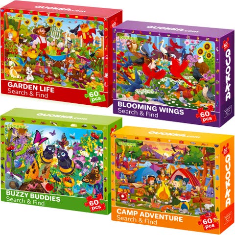 Kids 60 Piece Puzzle Set - Search & Find