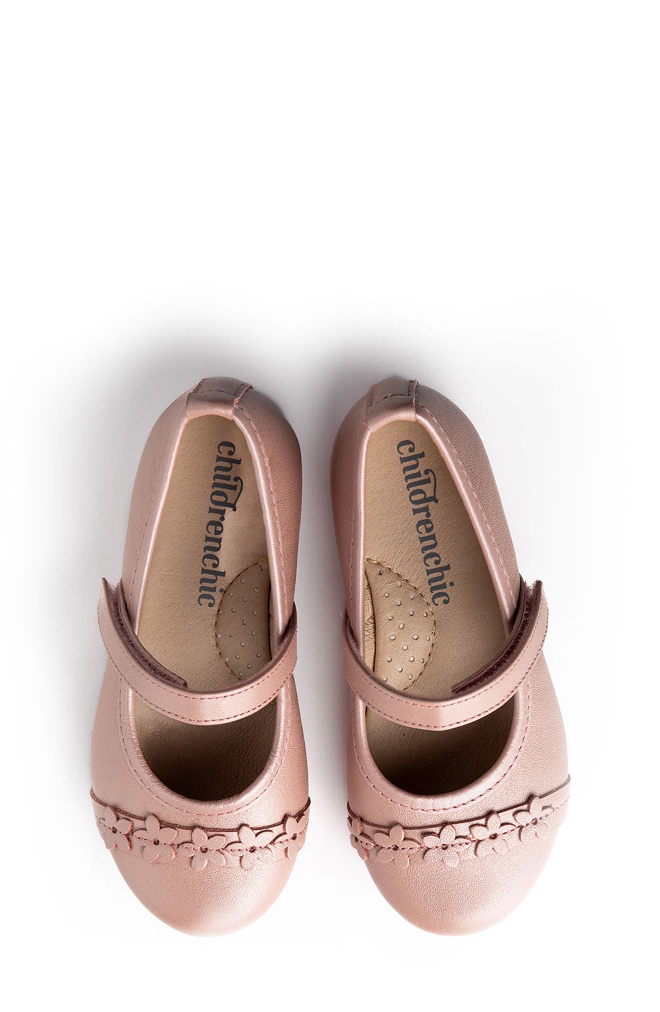 CHILDRENCHIC Kids' Aurora Mary Jane Flat, Alternate, color, Rose
