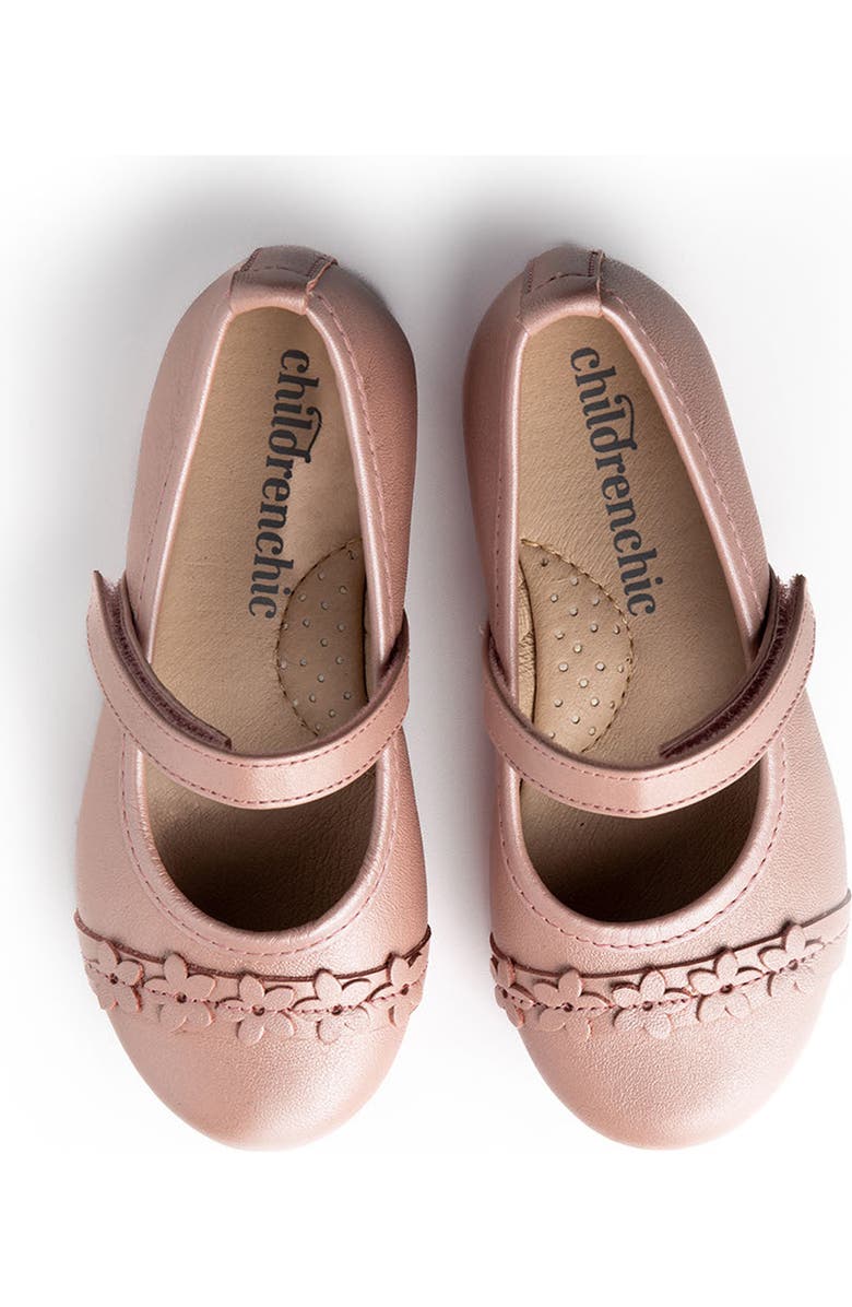 CHILDRENCHIC Kids' Aurora Mary Jane Flat, Alternate, color, Rose