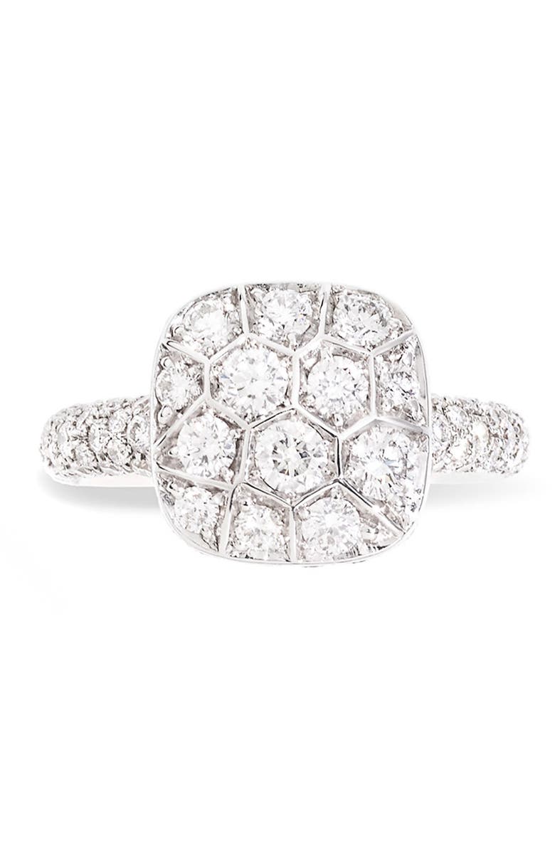 Pomellato Nudo Maxi Diamond Ring, Alternate, color, White Gold / Rose Gold