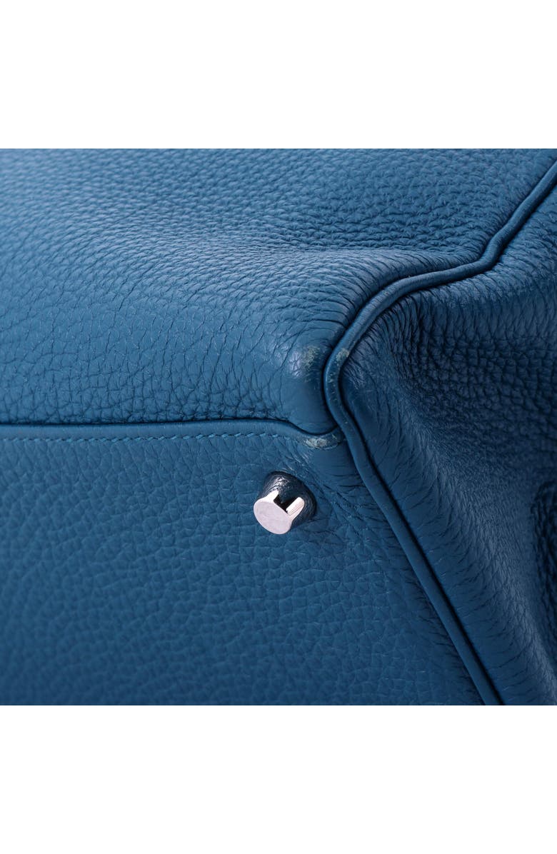 Pre-Owned Hermes Kelly Handbag Blue Togo with Palladium Hardware 35, Alternate, color, Bleu De Galice