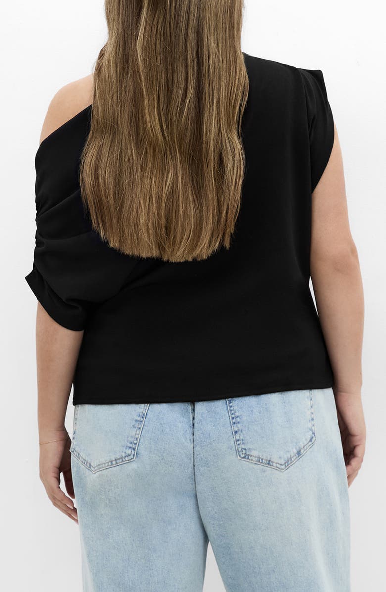 City Chic Imani Asymmetric Knit Top, Alternate, color, 