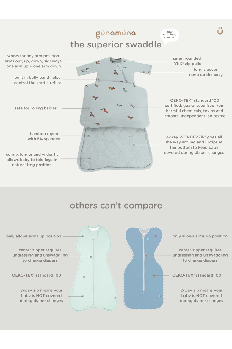 Long Sleeve Swaddle Sleep Bag, 1.0 TOG - Baby, Alternate, color, Checkmate