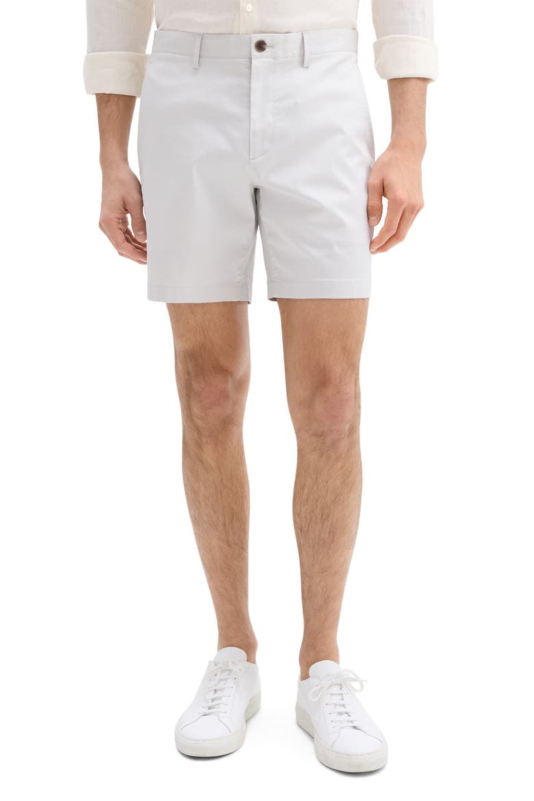 Zaine Cotton Blend Shorts, Main, color, FOG