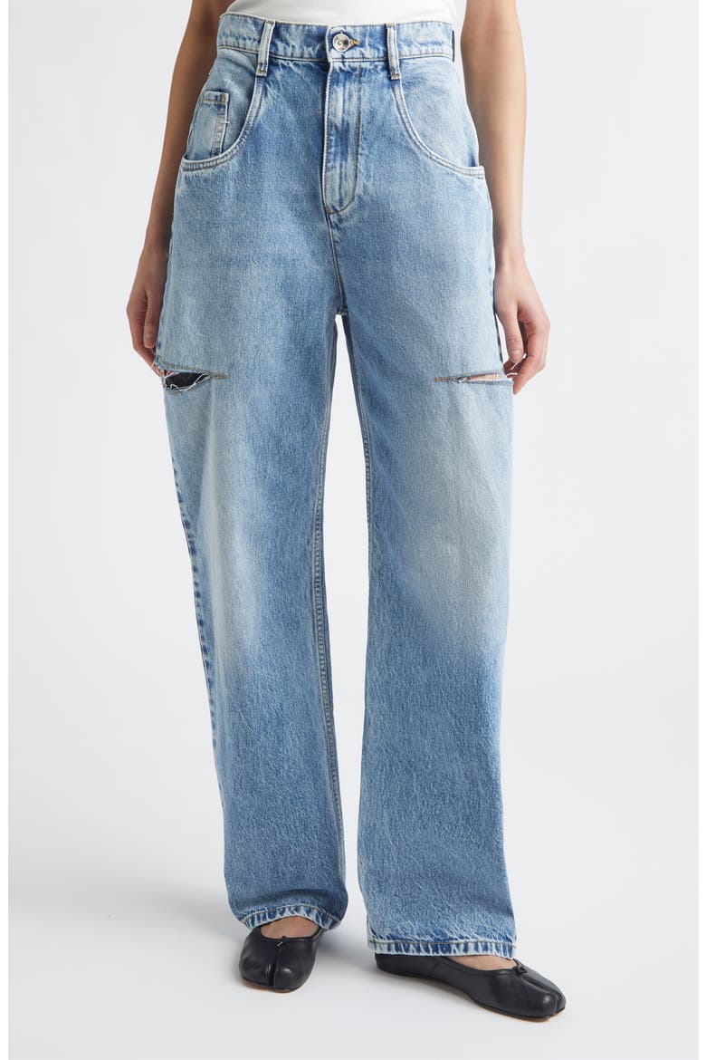 Ripped Side Cutout Jeans (Women) | Nordstrom