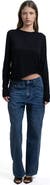 Mother of All Moa Mid Waist Wide Leg Denim