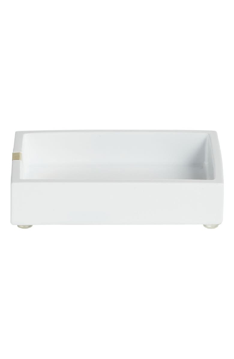 ROSELLI TRADING COMPANY Houston Street Soap Tray, Main, color, White