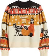 FARM Rio Naughty & Nice Fair Isle Sweater
