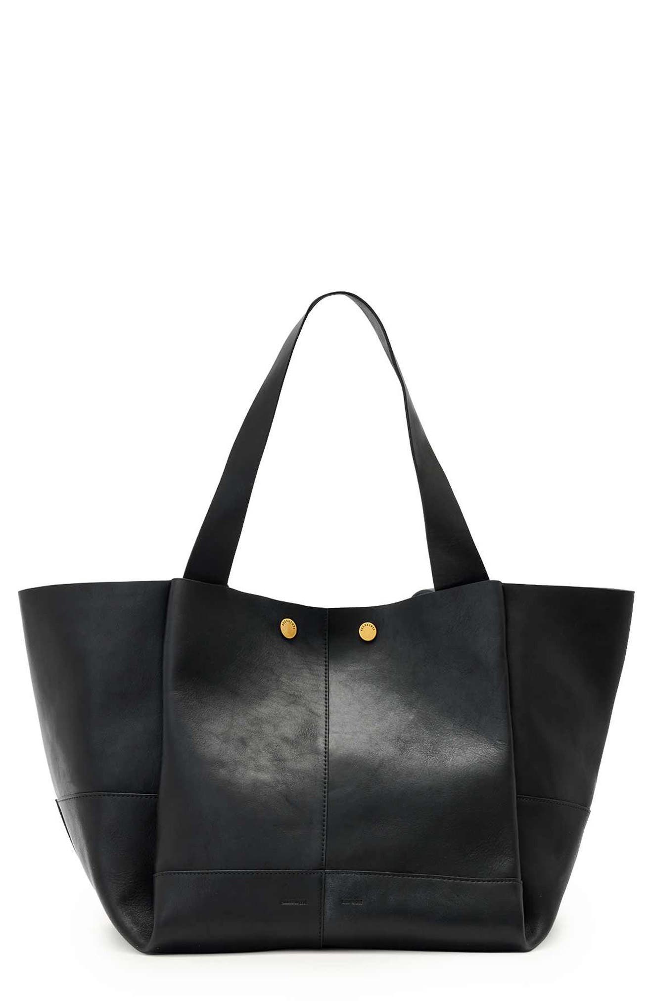 AllSaints Large Rosalie Tote, Main, color, 