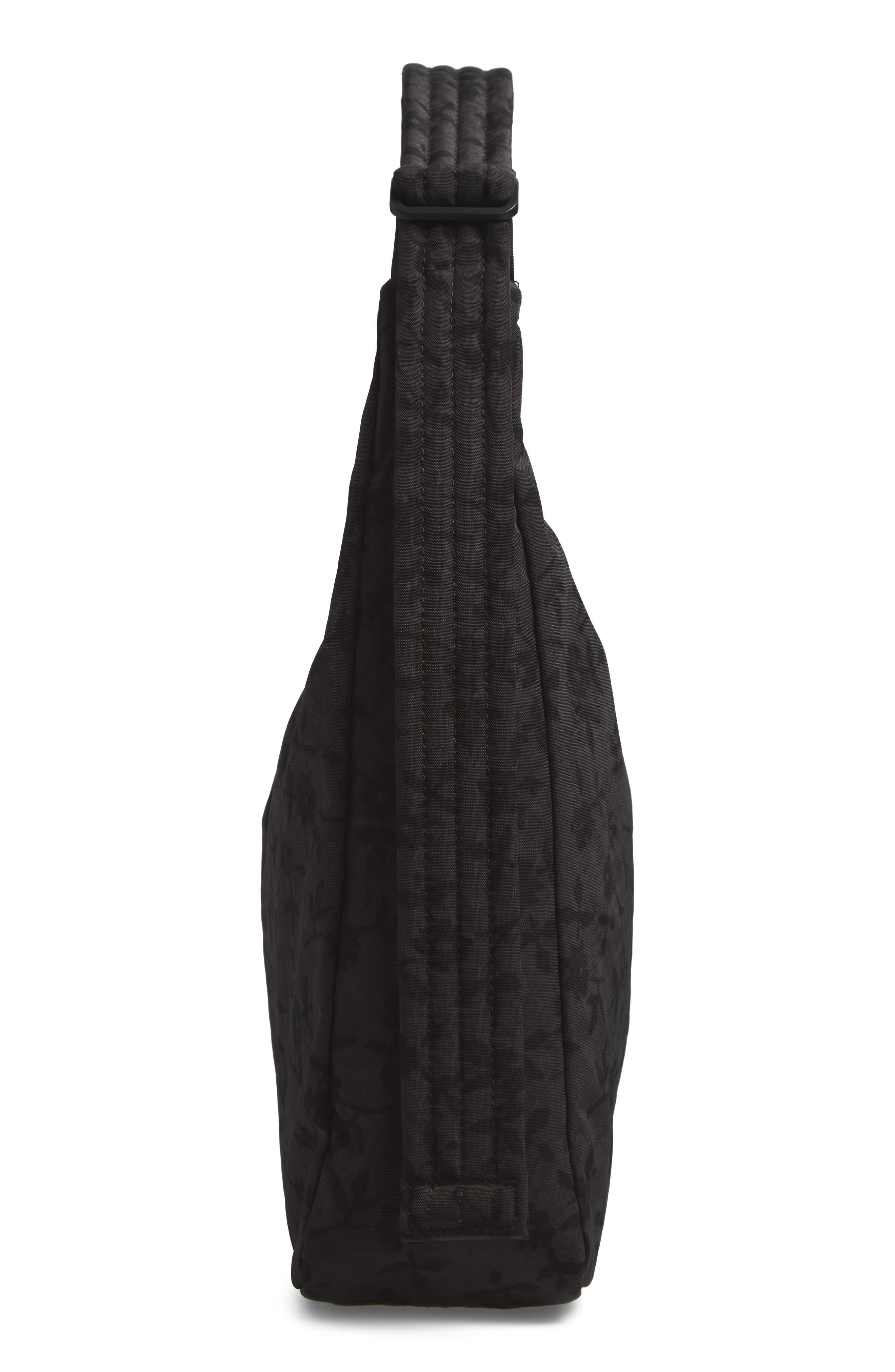Recycled Nylon Shoulder Bag, Alternate, color, CHARCOAL DITSY FLORAL