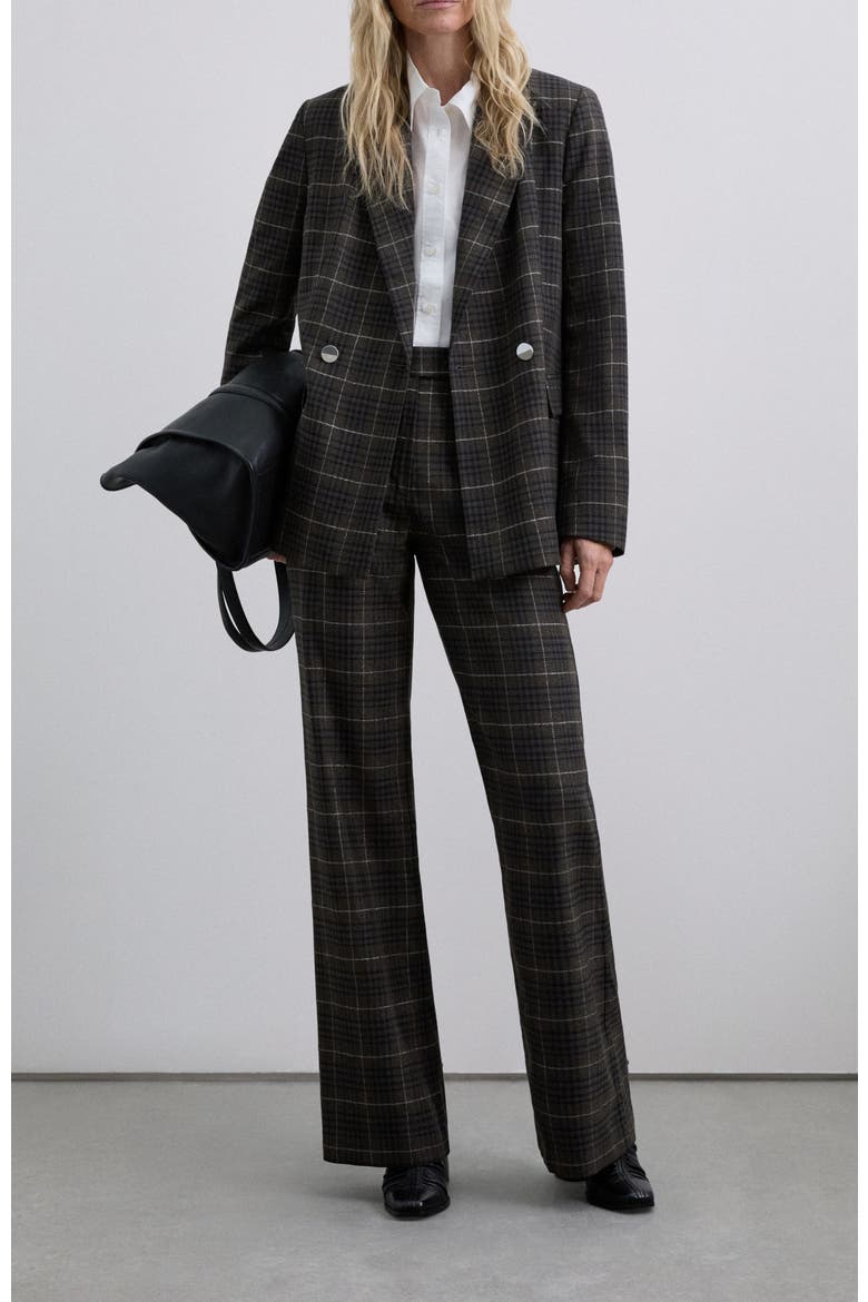 Browncheck Blazer, Alternate, color, Browncheck