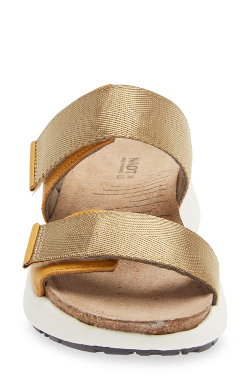 Naot Calliope Slide Sandal In Marigold Leather