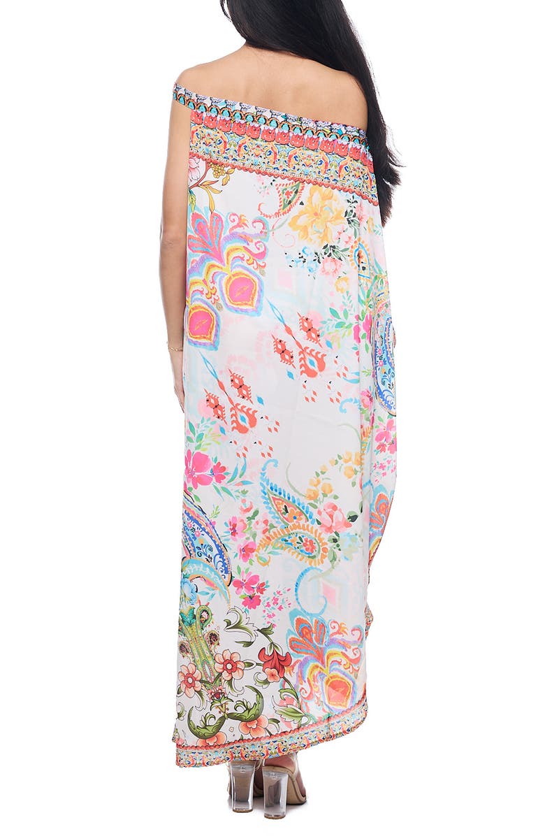 RANEES One Shoulder Maxi Dress, Alternate, color, White