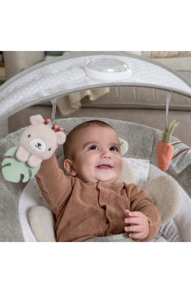 INGENUITY InLighten Baby Bouncer Seat with Light Up Toy Bar, Alternate, color, Nate