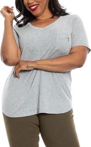 SLINK Jeans V-Neck Pocket T-Shirt