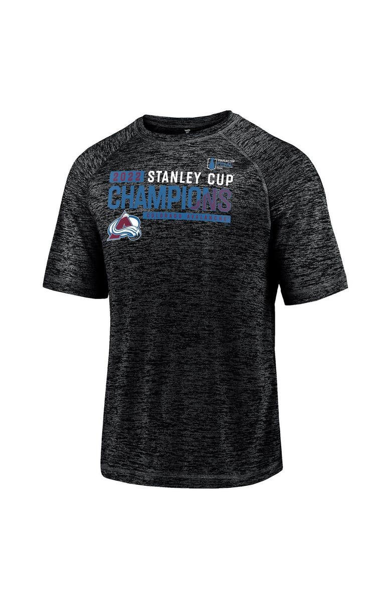 FANATICS Men's Fanatics Branded Black Colorado Avalanche 2022 Stanley Cup Champions Buzzer Beater T-Shirt, Alternate, color, 
