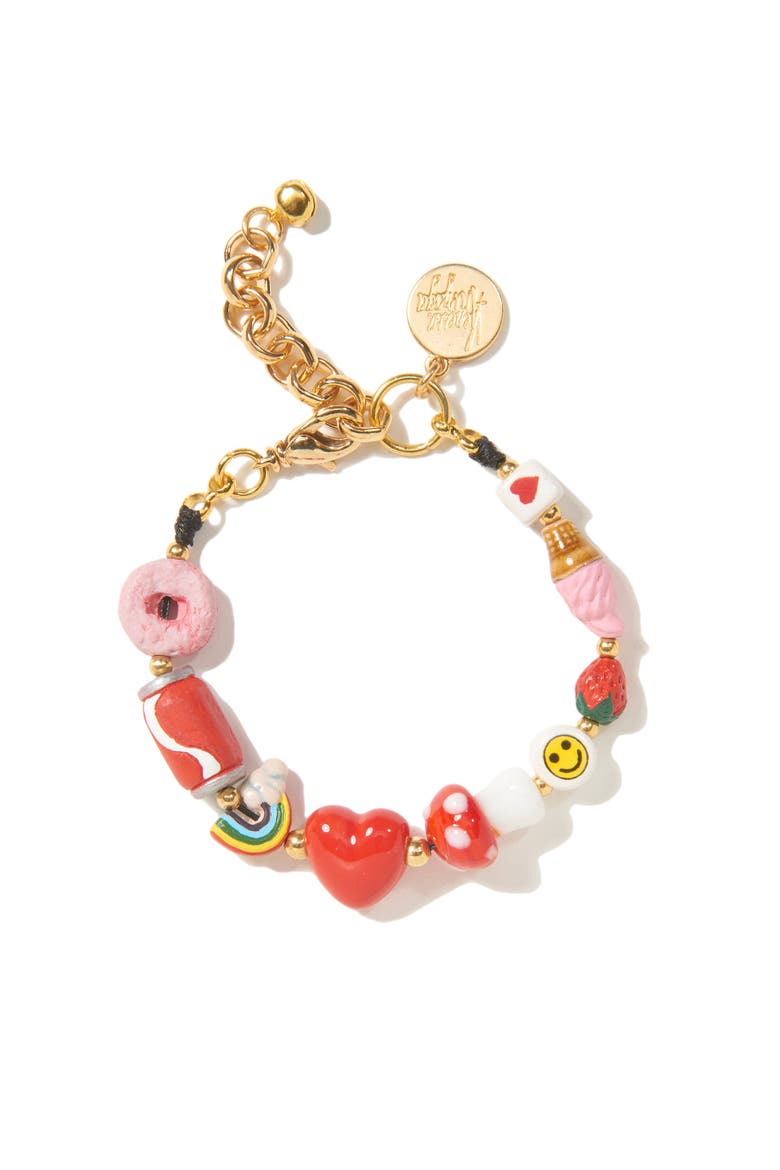 Sweet Spot Bracelet, Main, color, Red