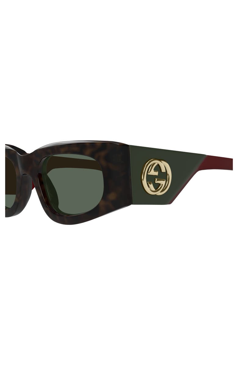 Gucci 51mm Rectangular Sunglasses, Alternate, color,