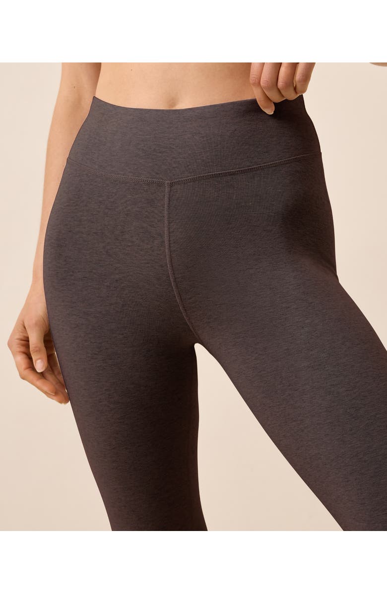 Pact On the Go-To Bootcut Legging, Alternate, color, Chocolate Heather