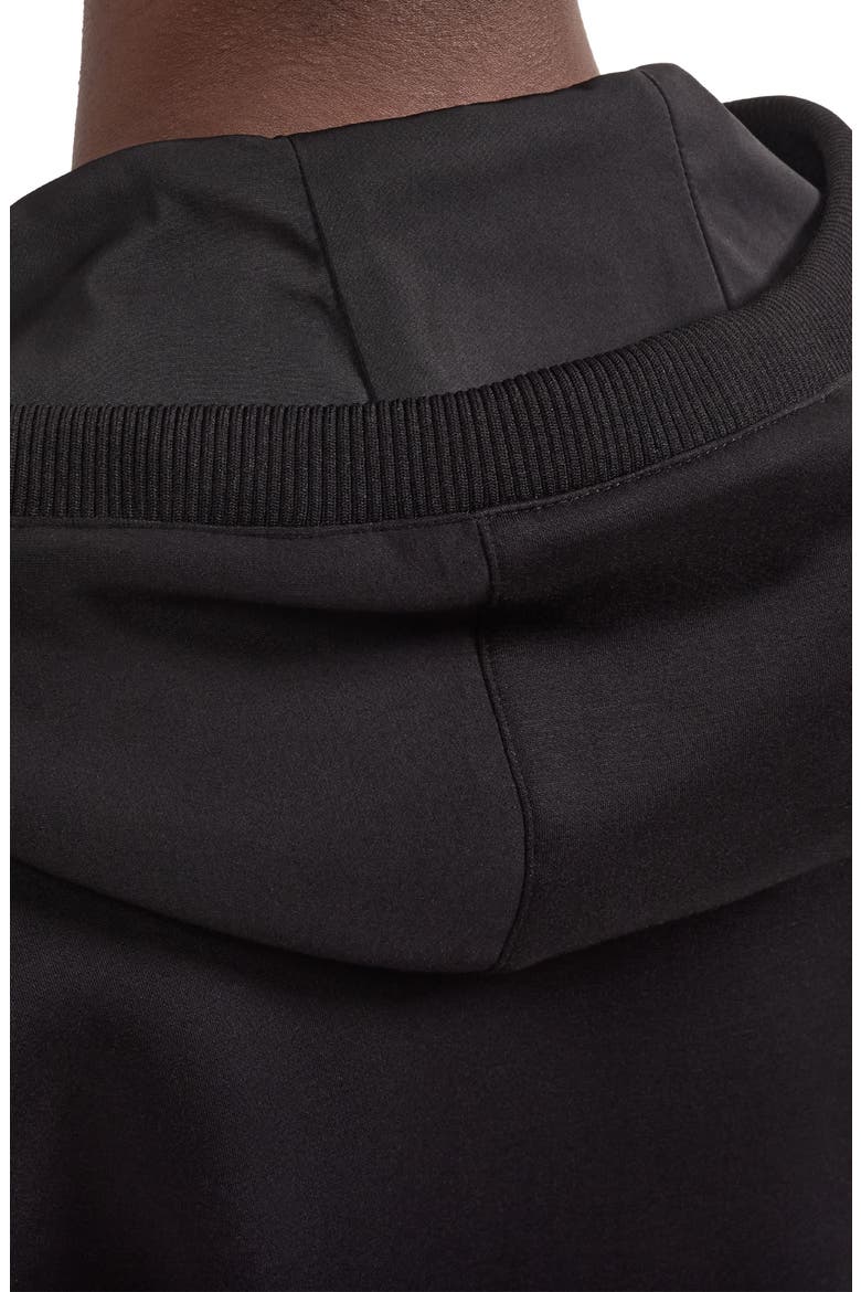 Soft Touch Full Zip Hoodie, Alternate, color, BLACK