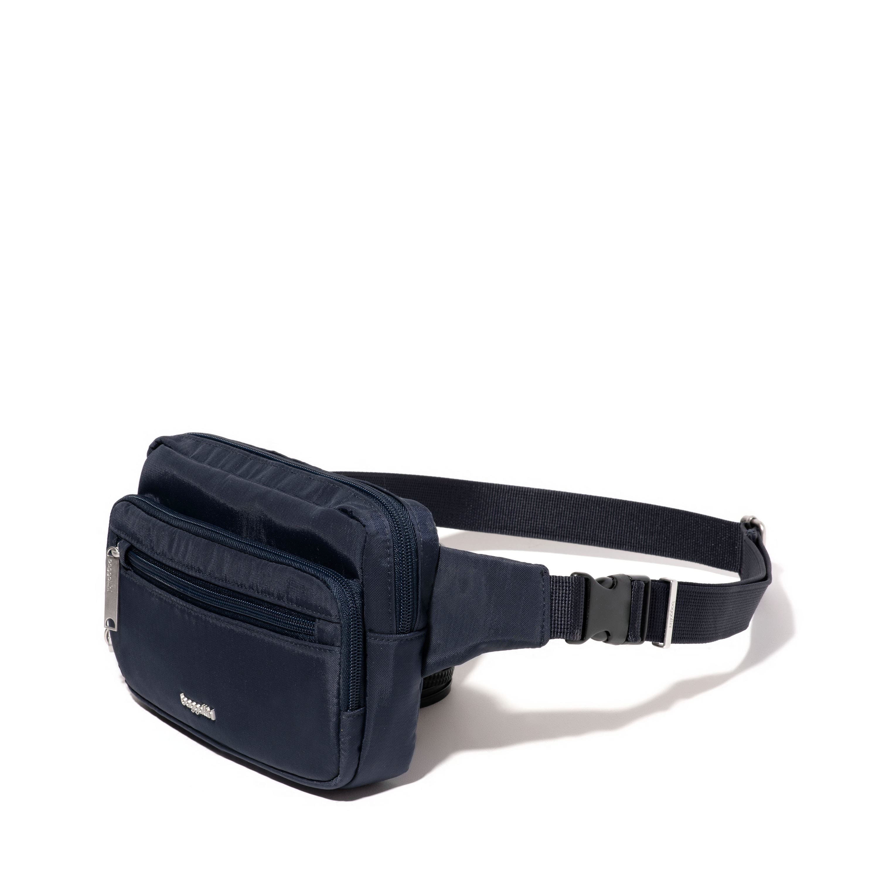 Securtex Classic Anti-Theft Belt Bag Sling, Alternate, color, French Navy