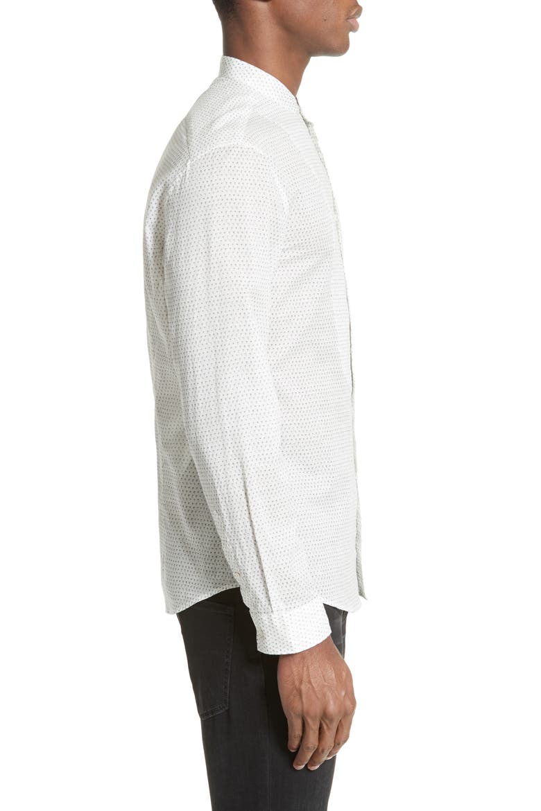 Collection Bib Front Print Sport Shirt, Alternate, color, OFF WHITE