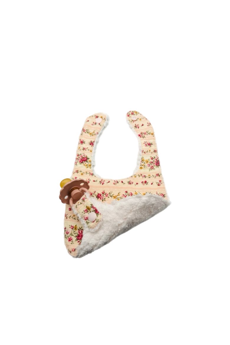 Soothe & Snap Pacifier Bib, Main, color, Meadowlark Floral
