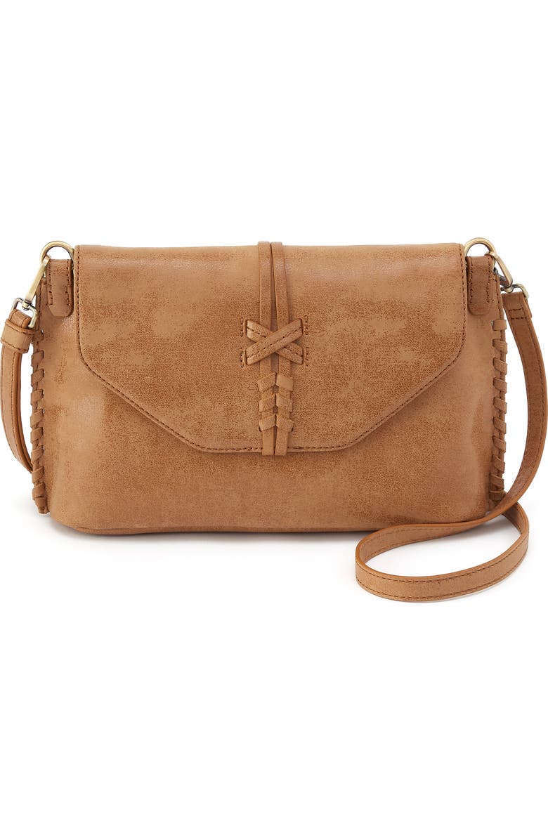 HOBO Expedition Leather Crossbody Bag, Main, color, Whiskey