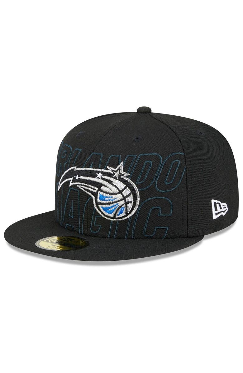 New Era Men's New Era  Black Orlando Magic 2023 NBA Draft 59FIFTY Fitted Hat, Main, color, 
