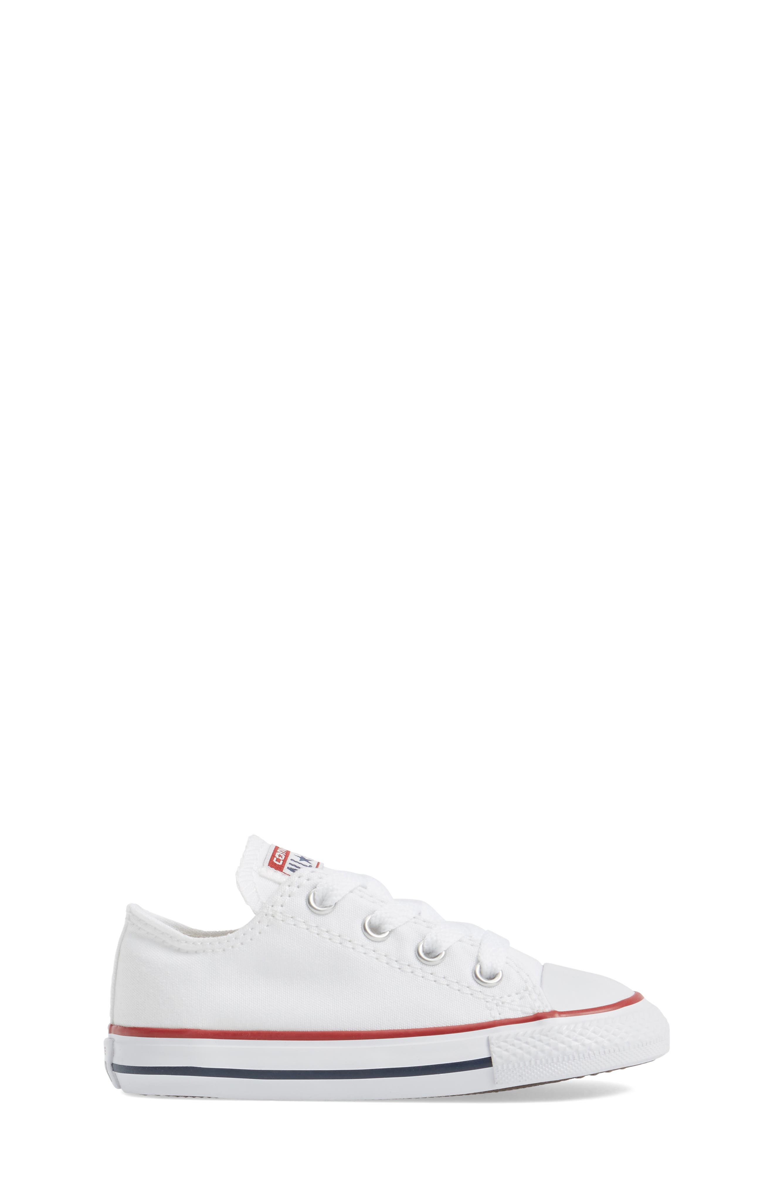 Chuck Taylor® Low Top Sneaker, Alternate, color, WHITE