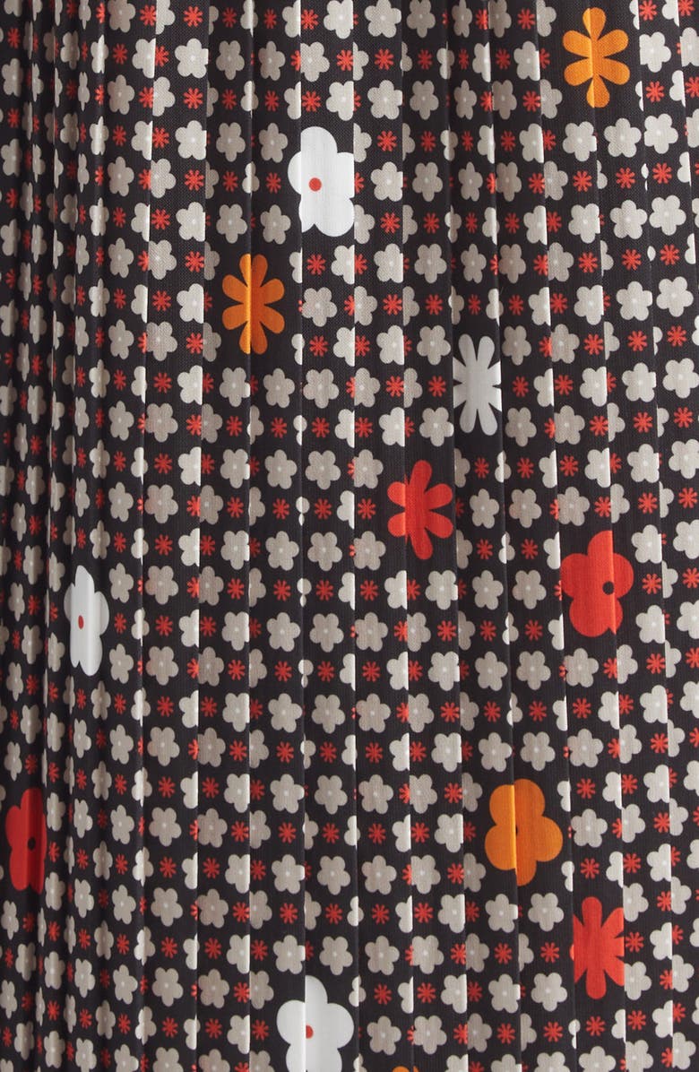 MM6 Maison Margiela Floral Print Sleeveless Minidress, Alternate, color, Black/ Red