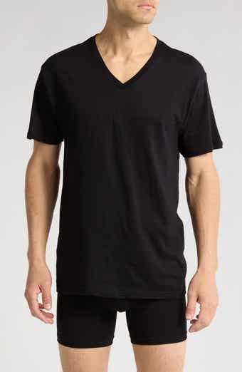 NORDSTROM RACK Classic Cotton 3-Pack V-Neck Undershirts