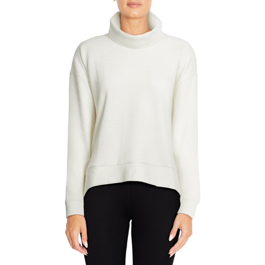 Balance Collection Marci Long Sleeve Turtleneck Top In White