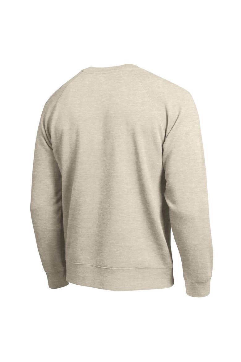 Men's Champion  Oatmeal Detroit Tigers All-Star Soft Felt Raglan Sweatshirt, Main, color, Oatmeal