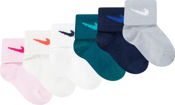 Assorted 6-Pack Lightweight Ankle Socks
