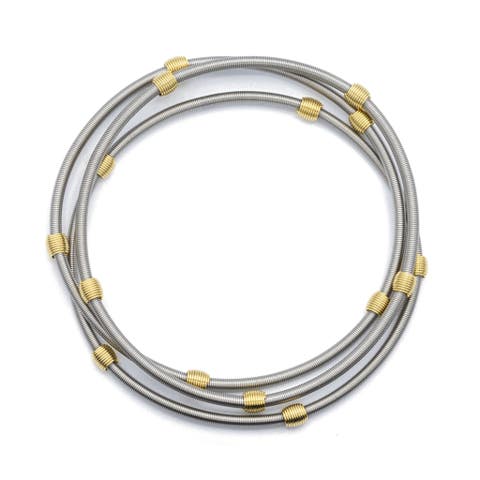 Stainless Steel Beaded DIA Bracelets
