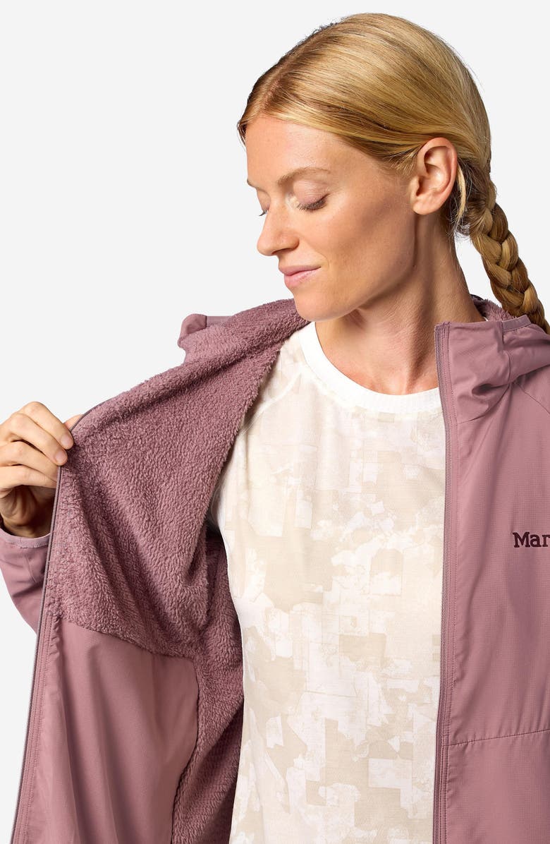 Marmot Aerothermal Hooded Jacket, Alternate, color, Light Mauve
