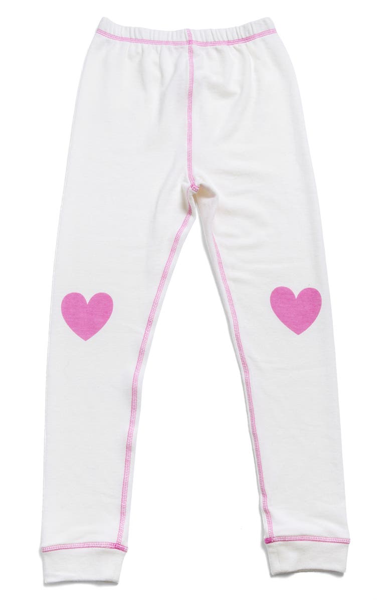 PJ Salvage Kids' Heart Two-Piece Pajamas, Alternate, color, 