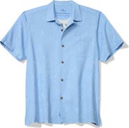 Tommy Bahama Drinks Well with Others Embroidered Silk Camp Shirt