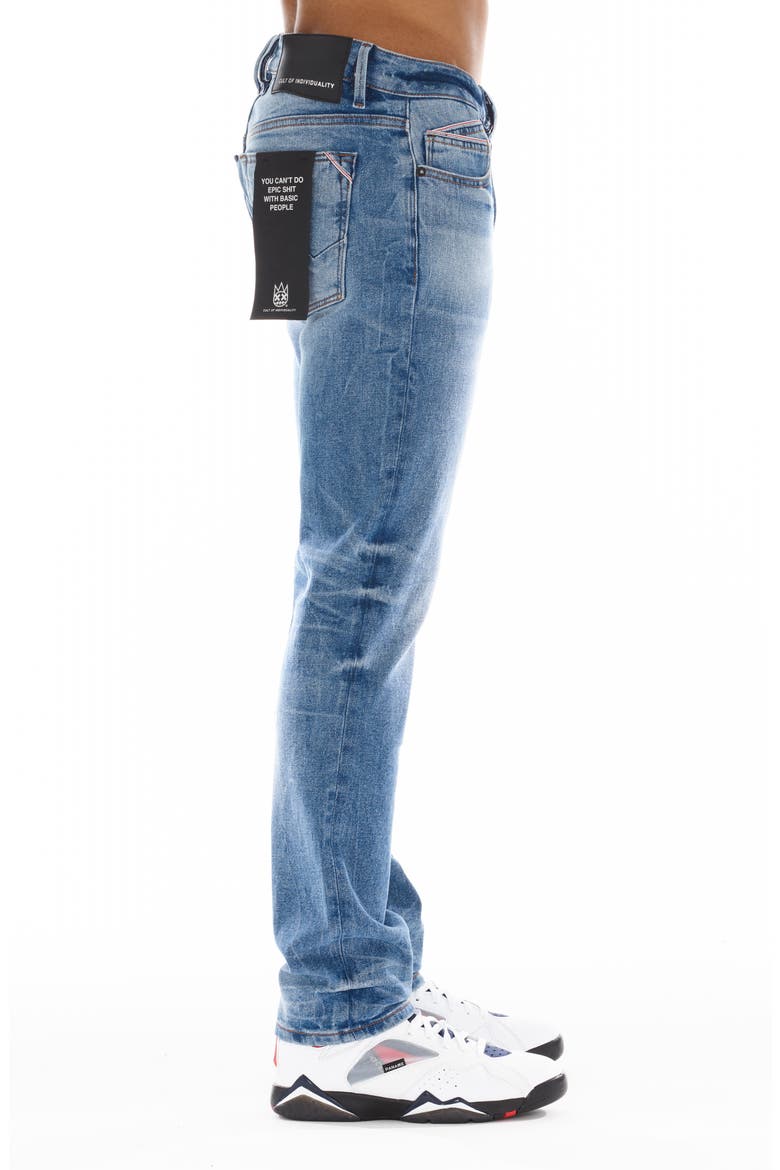 Rocker Slim Fit Jeans, Alternate, color, LIGHT SAND