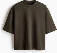H&M Oversized Fit Scuba Knit T-shirt