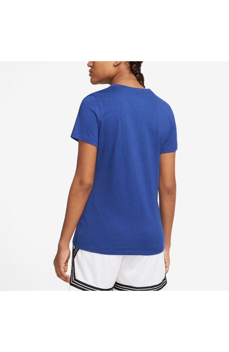 Nike Women's Nike Blue Philadelphia 76ers 2022/23 City Edition Essential V-Neck T-Shirt, Alternate, color, 