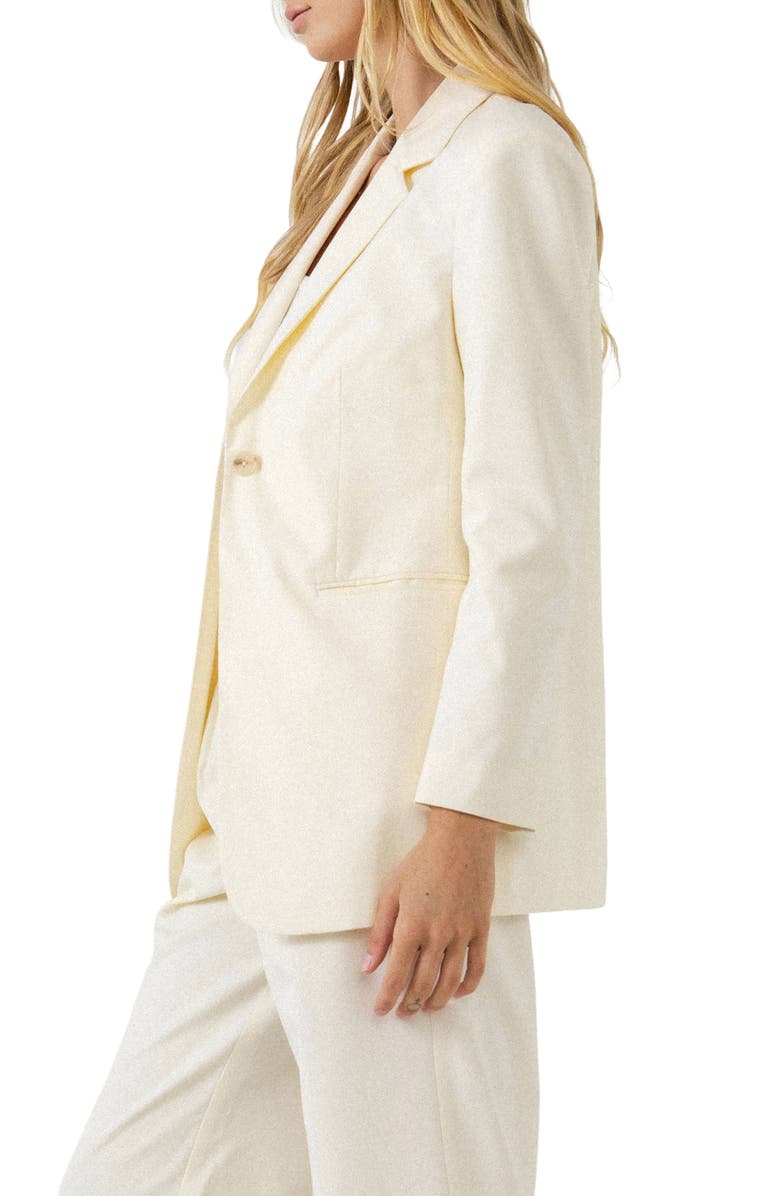 Endless Rose Oversize Single Breasted Blazer, Alternate, color, 