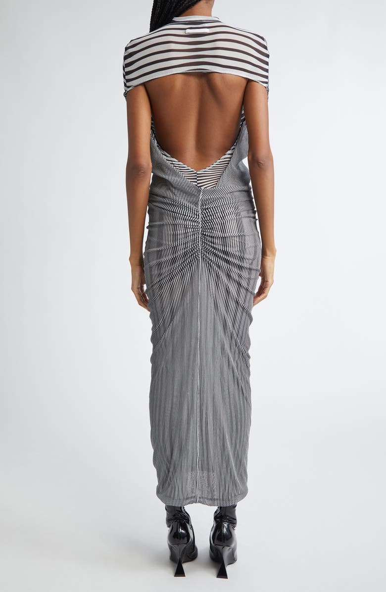 Jean Paul Gaultier The Long Draped Body Morphing Dress, Alternate, color, 