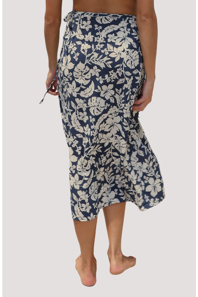 Holiday Wrap Cover-Up Skirt, Alternate, color, HIBISCO