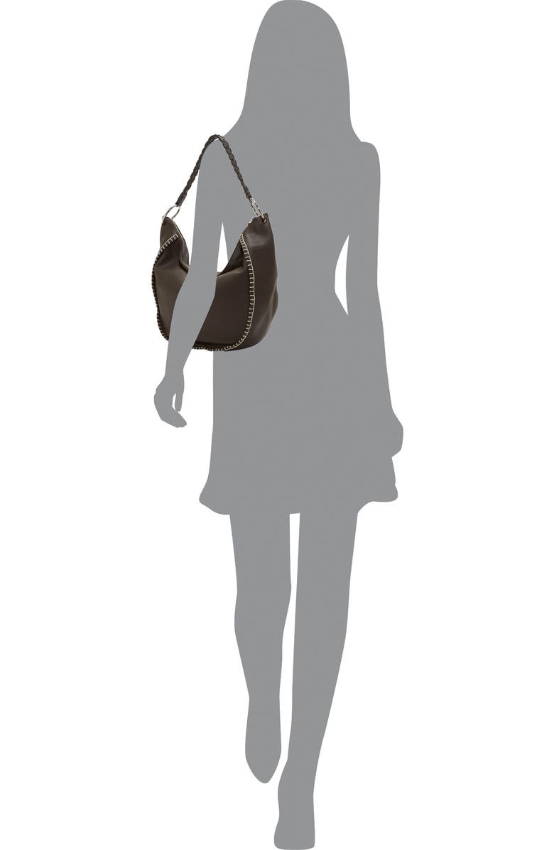 Vince Camuto Billu Leather Shoulder Bag, Alternate, color,