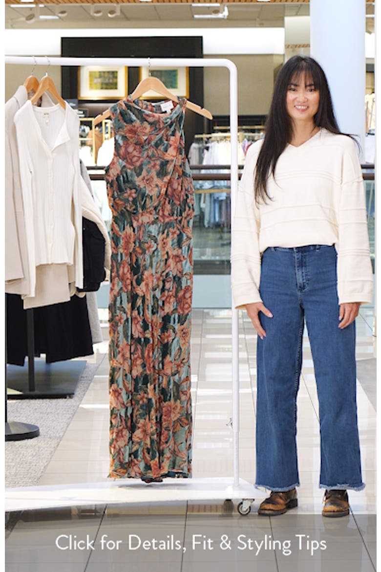 Veda Floral Burnout Maxi Dress video