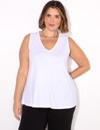 Live Unlimited Cotton Slub V-Neck Vest